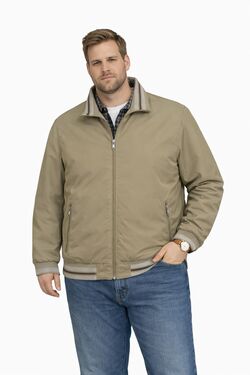 Jaqueta Bomber Masculina Plus Size Nylon US Top Leve com Zíper