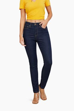 1 - Calça Jeans Cigarrete Feminina La Rossi Azul com Elastano Cintura Média