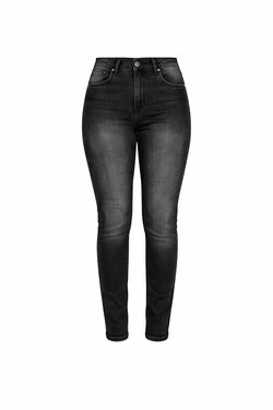 Calça Skinny Feminina Jeans Moletom R Sete com Elastano Destroyed