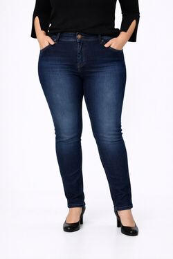 Calça Jeans Skinny Feminina Pitt Jeans Used Cintura Intermediária