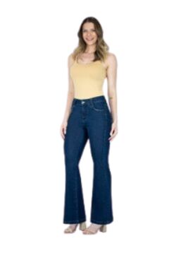 Calça Jeans Petit Flare Feminina Plus Size Muito Mais – Mod. 303