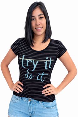 Blusa Slim Viscolycra Fr