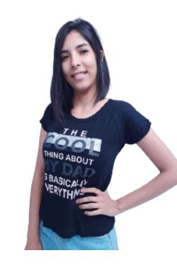 Blusa Feminina Slim Visco lycra Preto FR