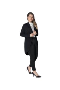Cardigan Plus Size Feminino em Viscose com Elastano Cor Chumbo Secret - 54231