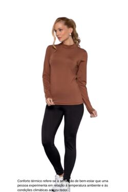 Blusa Feminina Gola Alta Térmica Segunda Pele Manga Longa Jagar