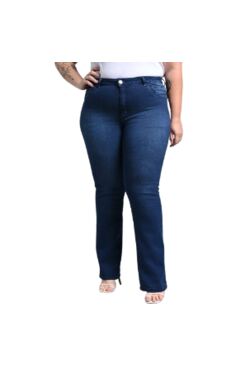 Calça Jeans Feminina Plus Size Reta Shyros com Elastano 48 ao 56 - 54547