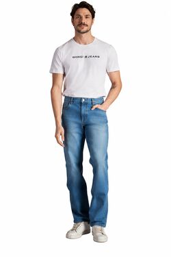 Calça Jeans Masculina Lee Chicago Stretch Reta Tradicional Azul Clara | Conforto e Elasticidade