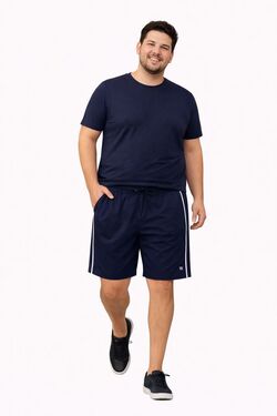 Bermuda Masculina Tactel Praia Plus Size Marinho – Stilo Port