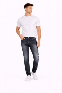 Calça Jeans Masculina Skinny Preta R Sete em Tecido Moletom Premium Plus Size 46 ao 58 – AC Jeans