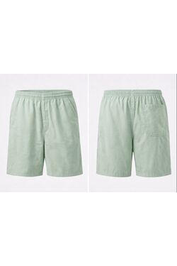 Bermuda Plus Size Masculina Stilo Port em Linho com Viscose Verde Claro – Elástico e Cordão - 54865